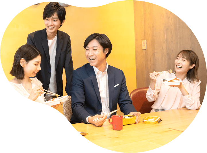 お手軽な社食でコミュニケーション良好！